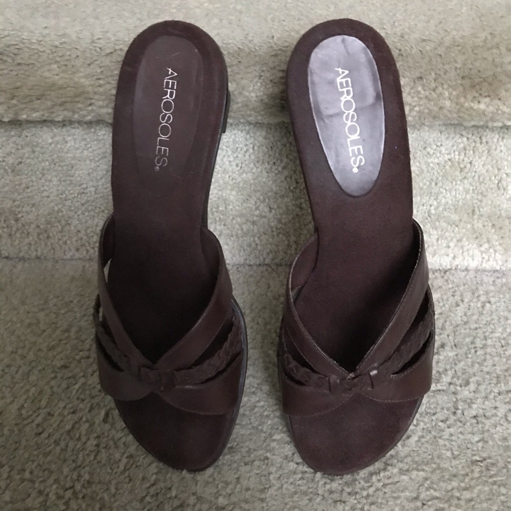 Women’s Aerosols Leather Slide - In Heels